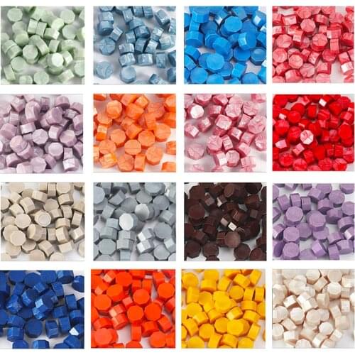 100Pcs Sealing Wax Seal Beads Beans Stamp for DIY Vintage Craft Wedding Envelope Wax seal Ancient Sealing Wax Stamp Making Decor