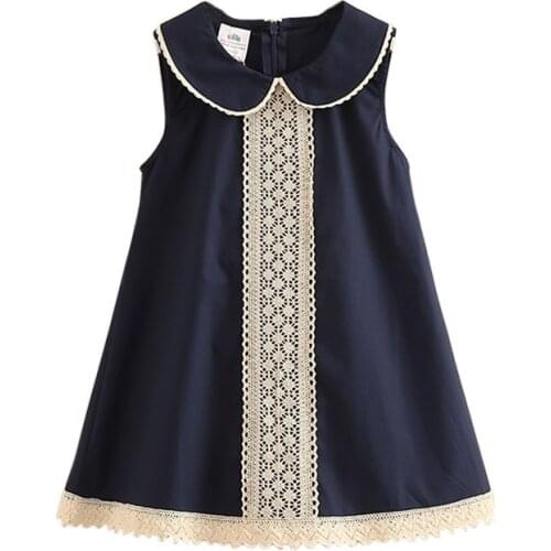 2020 girls flower dresses summer lovely dresses cotton paid dress fly sleeves dress girls dresses 2