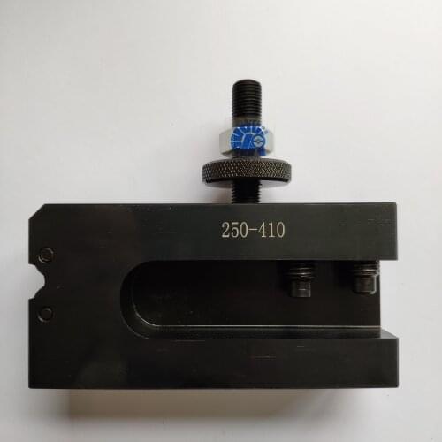 250-410 Knurning and Facing Holder used with 250-400 piston type locking tool post and 250-444 gib type tool post