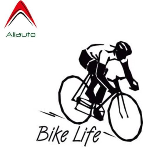 Aliauto Fashion Car Sticker Cool Rider Bike Life Cross Country Vinyl Decal Auto Motorcycles Accessories for Passat Lada ,9cm*9cm