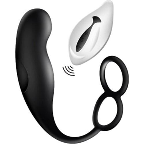 Anal Vibrator Male Prostate Massage Anal Plug Prostate G-spot Stimulation Butt Plug Delay Ejaculation Ring Sex Toy For Men Gays