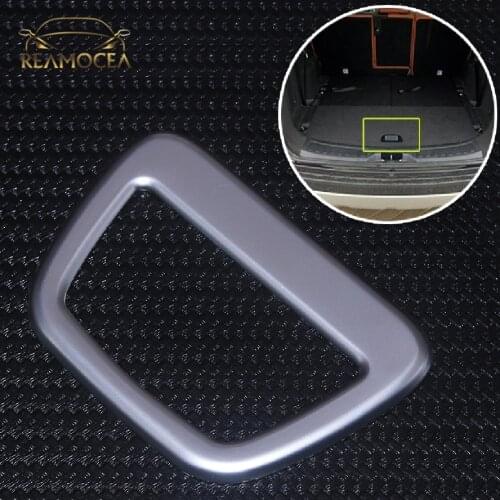 Reamocea Car Styling Rear Trunk Tailgate Baffle Plate Handle Frame Cover Trim Fit for Land Rover Discovery Sport 2015 2016-2019