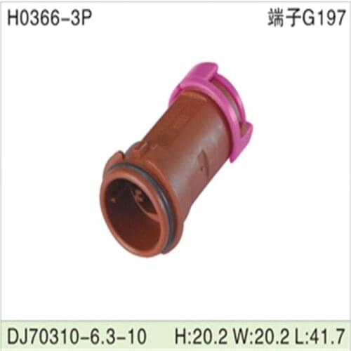 Free shipping 500pcs DJ70310-6.3-10 6.3mm 3Pin AMP Car Electrical Wire Connectors for VW,BMW,Audi,Toyota,NISSAN AND other