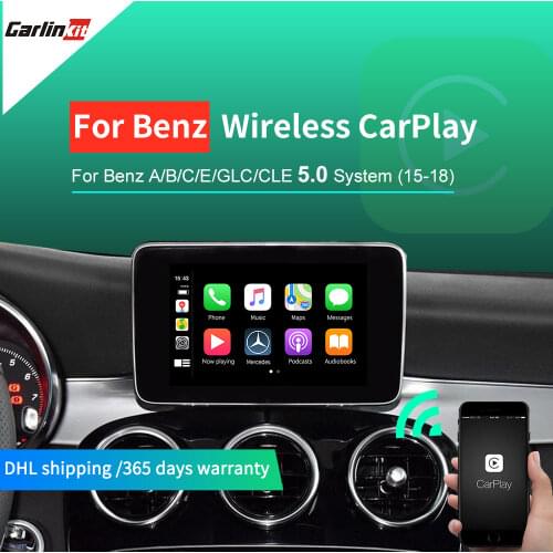 Carlinkit 2.0 Wireless Apple Carplay Andorid Auto Car Retrofit For Mercedes Benz NTG 5.0 2015-2018 Support Reverse Camera Maps