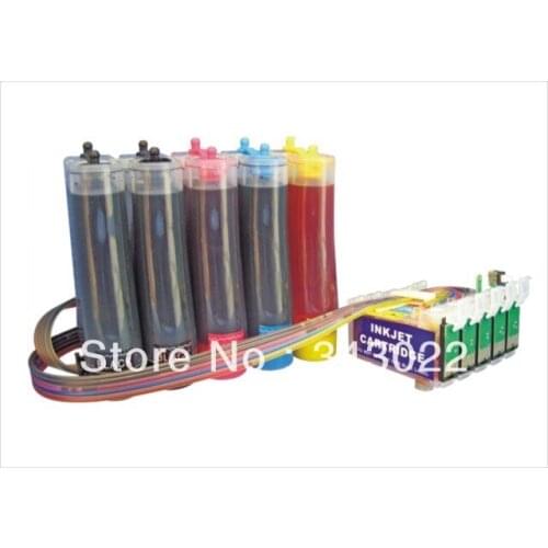 CISS(continuation ink supply system) for epson (T1251*2,T1252-T1254;T1261*2,T1262-T1264)for use on:WorkForce520 with ARC chip