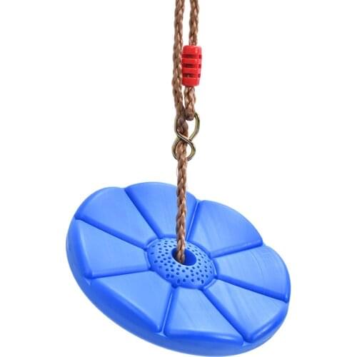Kids Outdoor Indoor Plate Swing Monkey Swings Round Plate Swing Seat Toys For Chhildren Funny Sport Birthday Gift Game Toys