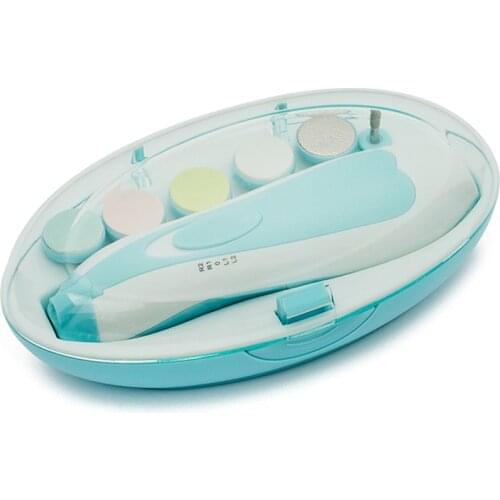 Baby Nail Trimmer Electric Cutter Baby Care Infant Nail Clipper Trimmer Set Quiet Safe Nail Cutter