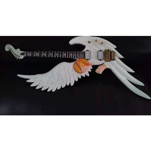 Exclusive Production. New Angel Design Hand Carved Electric Guitar
