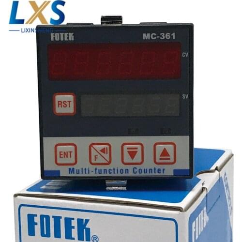 90-265V AC Fotek Multifunctional Counter MC-361 6 Digits Digital Electronic Counter