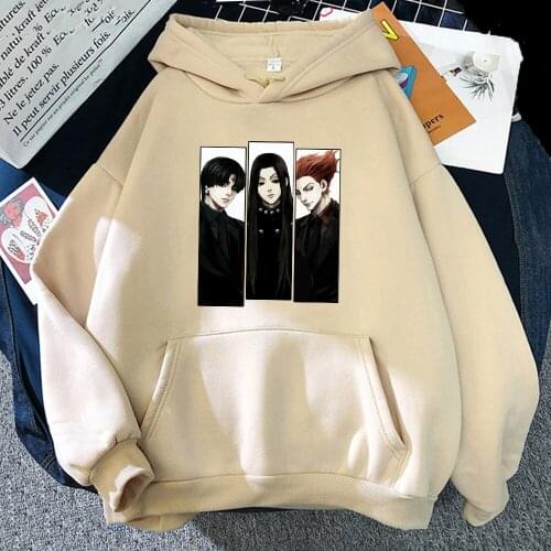 Killua - Hunter x Hunter Hoodies Solid Color Hooded Top Women Sweatshirt Long-sleeved student Autumn Casual Hooded Streetwear