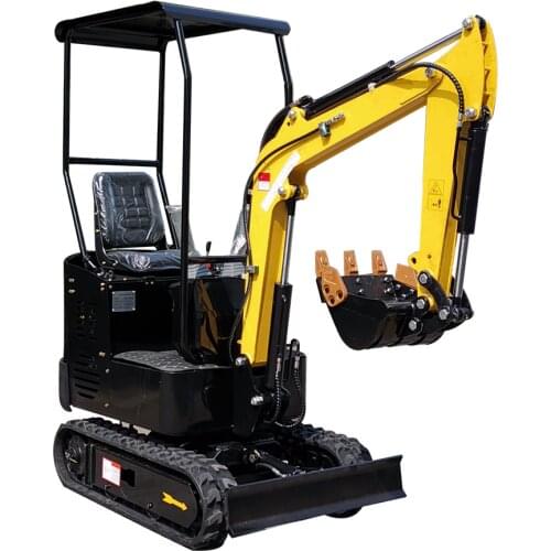 China hot sale hydraulic crawler bagger 1 ton mini excavator small digging machine