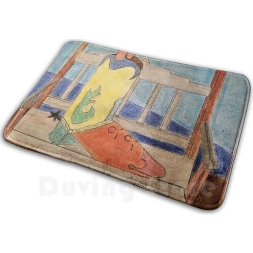 Cowboy Boot Carpet Mat Rug Cushion Soft Non - Slip Beverly Terfloth Craig Braquet The Vintage Tea Leaf Vtl Torc Hot Algae