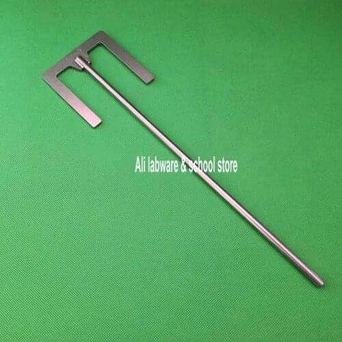 1pc lab stainless steel E-type blade paddle with leaf-width 40mm or 90mm, stirrer impeller paddle with rod