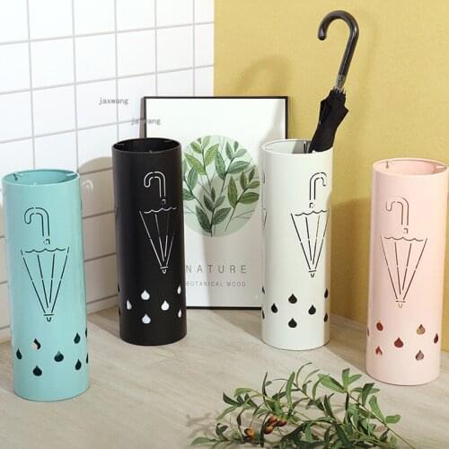 Restaurant Cafe Umbrella Stands Household Furniture Umbrella Holder Creative Hotel Lobby Storage Bucket Hallway Porch Drain Rack
