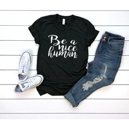 Teacher Shirts Be A Nice Human Teacher T-Shirts Be Kind School Counselor Shirt Anti Bullying Shirt Kindness Week Shirt O238