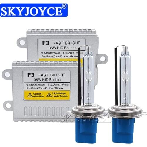 SKYJOYCE Xenon H7 H1 9005 9006 9012 H3 H8 H11 D2H 35W Car Light Bulb HID Xenon Kit 35W Slim AC Ballast Auto Headlight Fog Lamp
