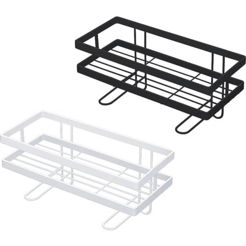 Toilet Storage Rack Bathroom Organizer Over-The-Toilet Storage Organizer Rack No Drilling Space Saver with Wall Mounting Design