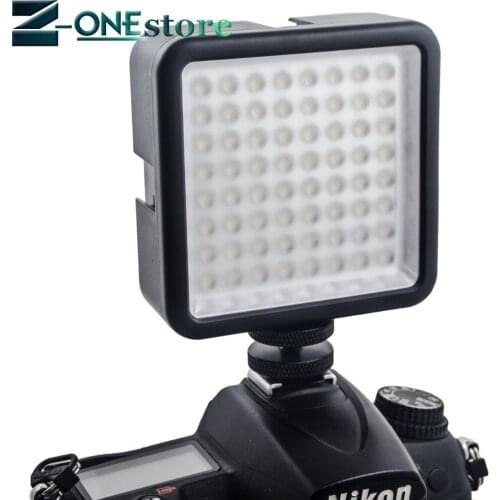 W64 LED Video 6000K LED Lamp for Canon Nikon Sony Camera Gopro Sports camera Anchor fill light Wedding News