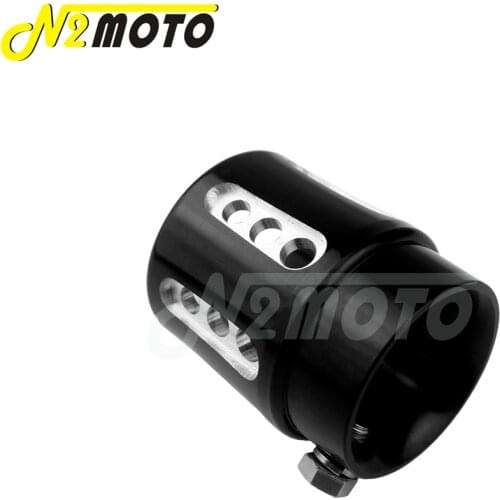 Universal 1-3/4" Exhaust Muffler Tip Tail Pipe End Silencer End Cover for Harley Chopper Bobber Cafe Racer
