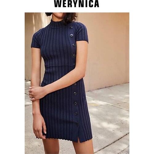 WERYNICA Short Sleeve Dresses