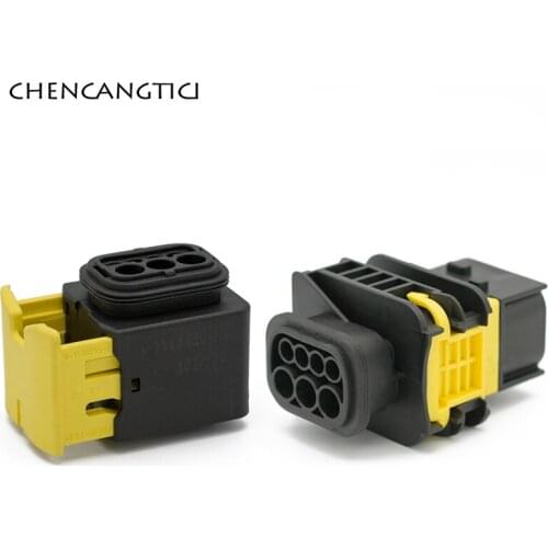 1/5/10/20 Sets 7 Pin 1-1418480-1 Waterproof Heavy Duty Truck Sealed Plug Connector Automotive Wire Harness Socket 1-1703648-1