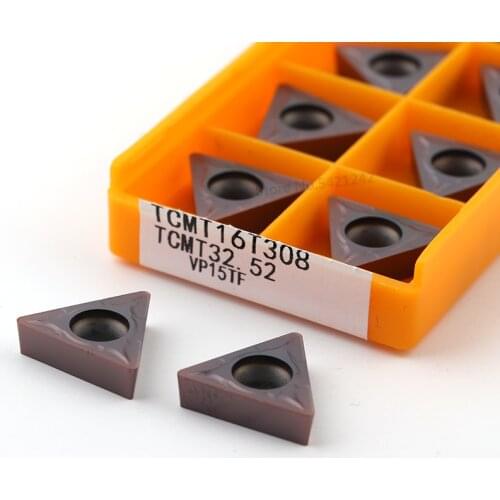 10pcs TCMT16T304 TCMT16T308 VP15TF UE6020 US735 Original Carbide Insert Metal turning tool CNC lathe External turning tools