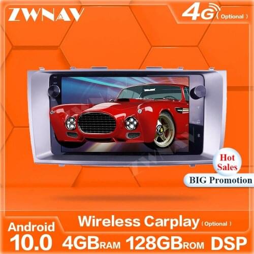 128G Android10.0 Screen Car Player GPS Navi For Toyota Camry 2006 2007 2008-2011 Auto Radio Stereo Multimedia Player Head Unit