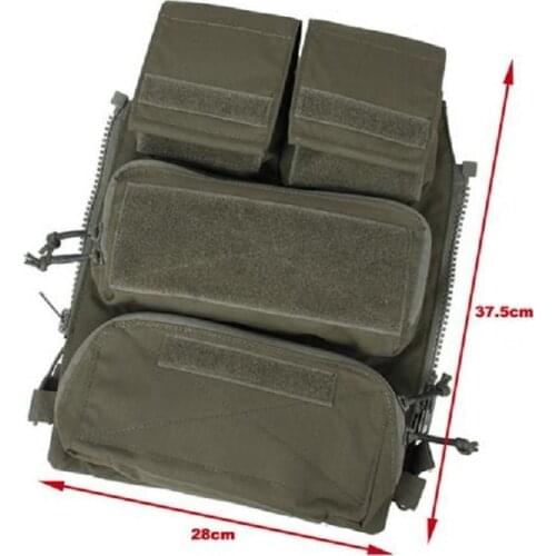 Tmc3107-Rg 2018 Attack Back Tactical Vest Zipper Pack Non Reflective Cordura Fabric