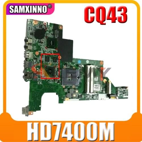 646670-001 646672-001 for HP CQ43 431 631 Laptop Motherboard HM65 DDR3 HD 7400 M video card 100% test work