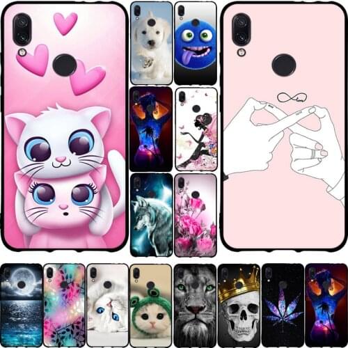 Case For Xiaomi Redmi Note 7 Case Silicone Cover For Redmi Note 7 Pro Note7 Bumper Shockproof Phone Case Cute Cartoon Pattern