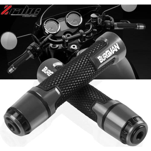 For BURGMAN Motorcycle Handle Grip Handlebar Grips cover For SUZUKI BURGMAN 650 400 125 200 AN650 AN400 AN125 AN200 Accessories