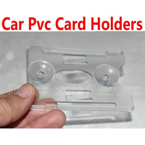 Car Park Card use Transparent PVC Card holders for Long Range Reading white card H3 chip range Parking system access control