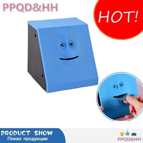 Human Face Piggy Bank Box Saving Bank Coins Box Money Coin Toy Saving Bank For Children Gift Candy Machine Home Decoration