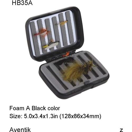 Aventik Packet Fly Fishing Boxes Small Sizes Foam A Flies Boxes L