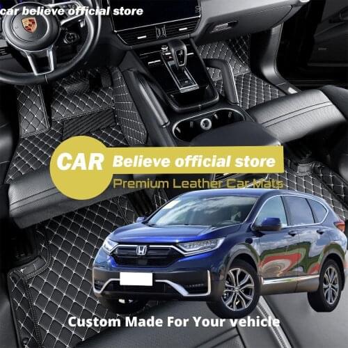 High quality Leather Car Floor mats for Honda CR-V CRV 2011 2010 2009 2008 2007 Carpets Rugs Pads Accessories
