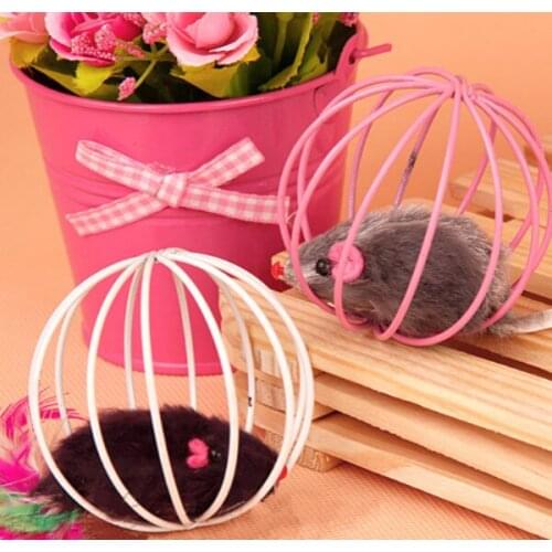 Fashion cute Lovely Pet Cat Kitten Funny Play Mouse ball Toys Gift