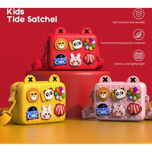 New cute Cartoon Car Childrens Bag , Coin Purse Kindergarten Shoulder Messenger Bag Birthday Present for Girl Kid Baby Handbag