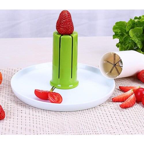 Nueva herramienta de rebanadora de pepino para cocina vegetal, divisor de pepino, cortador de fresa y zanahoria, herramienta de