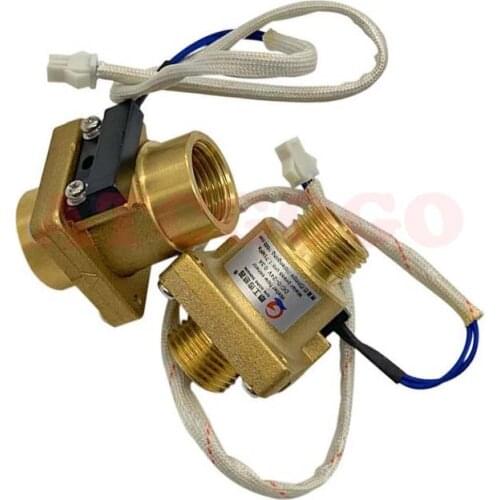 1/2" 3/4" 1" all copper high temperature baffle type flow sensor water flow sensor switch