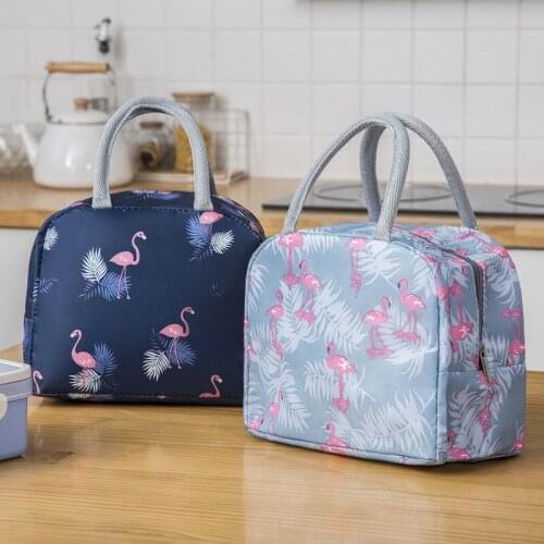 Portable Insulated Lunch Bag Tote Cooler Handbag Bento Pouch Dinner Container School Food Storage Bags