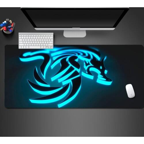 Blue Dragon Totem Mouse Pad Super Hot Hight Quick PC Gaming Computer Mouse Pad Computer Keyboard Mouse Mat To Gamer Best Gift
