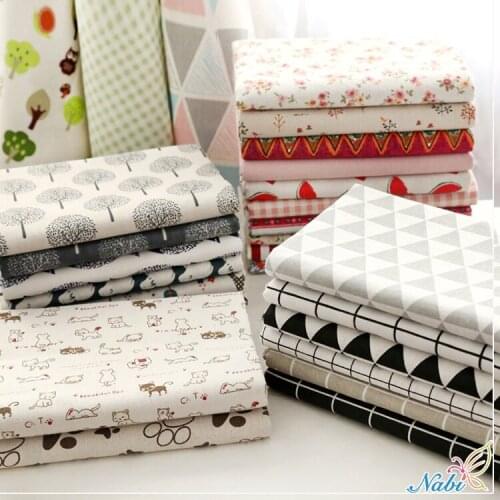 Patchwork Fabrics SMTA Cotton Fabric The Cloth By The Meter Fabric Flower For Sewing Felt For Needlework Cotton 50*150cm Plain