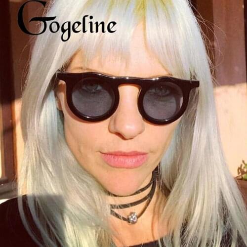 New Round Frame Sunglasses Women Men Retro Brand Designer UV400 Pink Blue Red Sun Glasses Female Outdoor Driving Circle