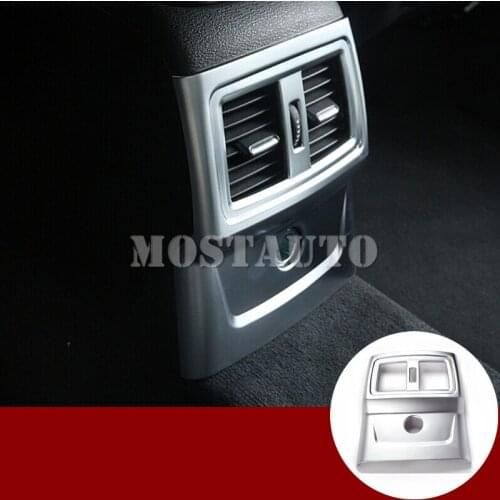 For BMW X1 F48 Inner Console Rear Air Vent Outlet Frame Trim Cover 2016-2019 1pcs Car Accessories Interior Car Decor Car Trim