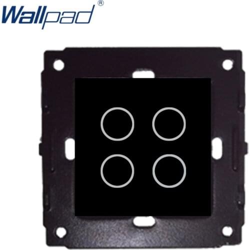 Wallpad 4 Gang 2 Wall Touch ON/OFF 4 Gang Switch Function Key For Module only 52*52mm No switch Frame Customer DIY Series