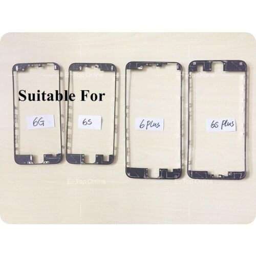 LCD Touch Screen Assembly Middle Bezel Housing Frame + Hot Glue For IPhone 5s 5g 5 6 6s 6g plus 6 plus 100pcs/lot
