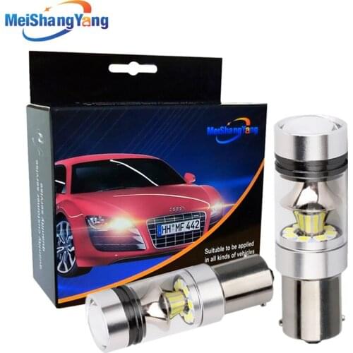 1156 BA15S P21W R5W 1200LM LED Bulb Car Back Up Reverse Lights Brake Lights Tail Rv lights Xenon White 100W 12V-24V B092