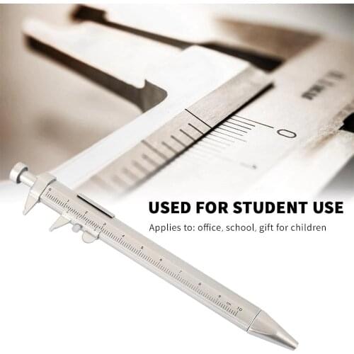 Multifunction Gel Ink Pen Vernier Caliper Roller Ball Pen Stationery Ball-Point Ball-Point 0.5mm Drop shipping