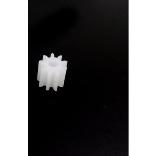 50pcs Spindle gear plastic motor gears 0.5 modulus 2mm aperture 9 tooth