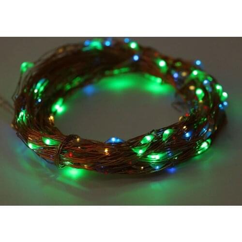50pcs Solar powerd 10M 100LED Copper Wire LED String Fairy Light vine lamp Garden Xmas Christmas Wedding party outdoor DIY Decor